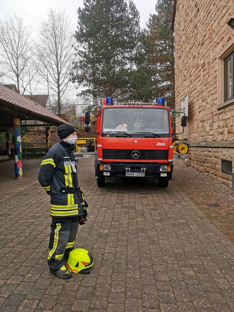 Besuch der Feuerwehr Grundschule Klingenmünster Verbandsgemeinde Bad Bergzabern